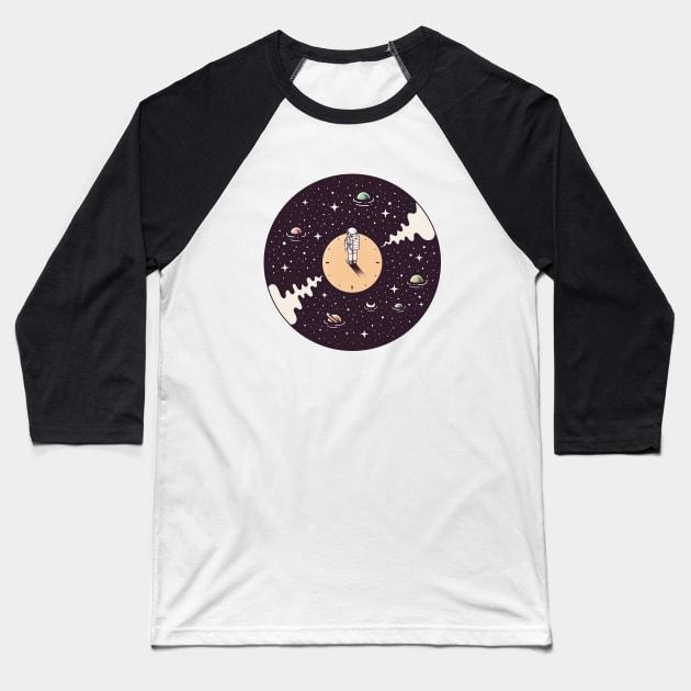 Spacetime Tune Baseball T-Shirt by enkeldika2